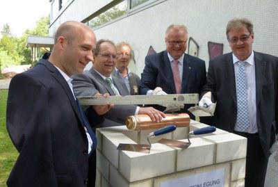 Grundsteinlegung für das Max-Kade-Zentrum