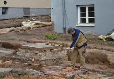 Ausgrabungsarbeiten auf dem Campus Firmanei