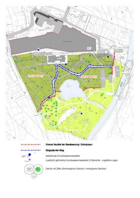 Übersichtsplan Alter Botanischer Garten