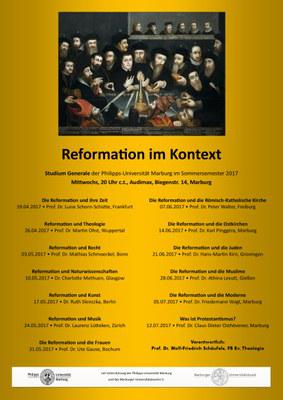 Studium Generale: „Reformation im Kontext“