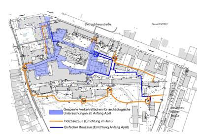 Übersichtsplan Baufeld ZUB