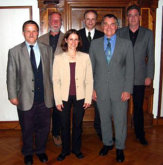 Der neu gewählte Vorstand des Fördervereins Chemikum Marburg e.V.
