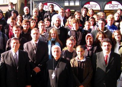 Großmufti mit Studierenden des CNMS Großmufti mit Studierenden des CNMS