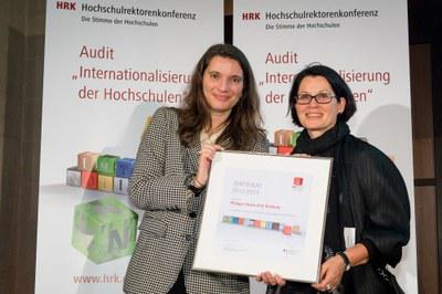 Verleihung des HRK-Auditzertifikats