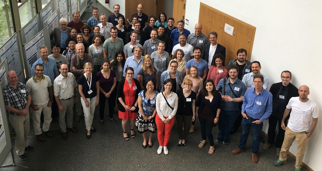 Gruppenfoto mit Beteiligten des Internationalen Graduiertenkollegs "The Brain in Action"