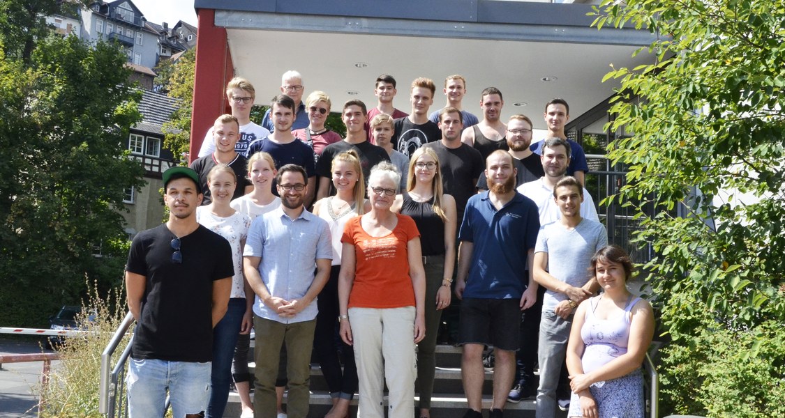 Gruppenfoto der neuen Auszubildenden 2018