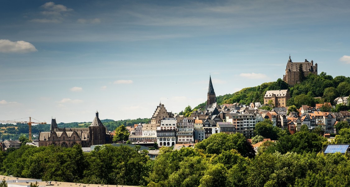 Panoramafoto Marburger Altstadt