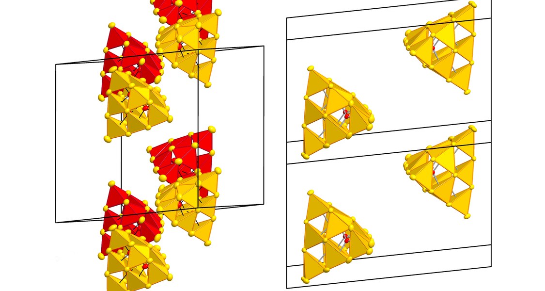 Vereinfachte Ansicht der erzeugten Supertetraeder