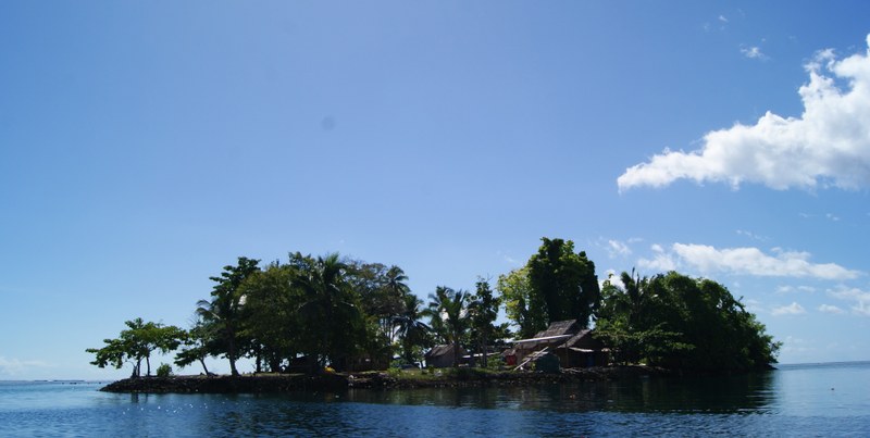 Bedrohtes Idyll: Die Salomoninseln drohen unterzugehen, wenn der Meeresspiegel infolge der globalen Erwärmung steigt. (Foto: Ivo Steimanis)