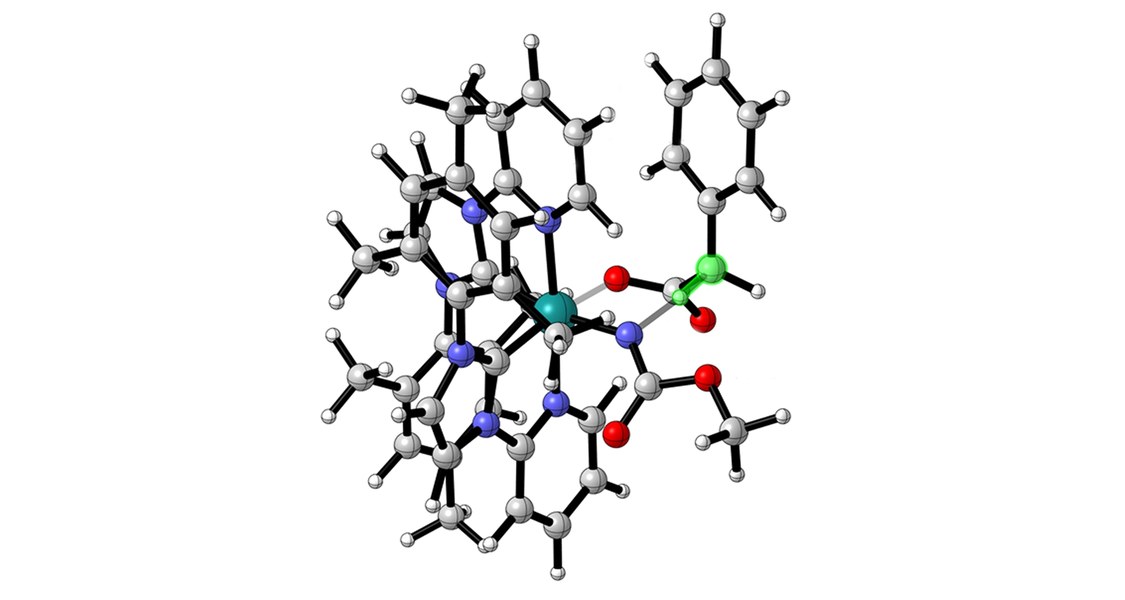 Ein Eisenkatalysator beschleunigt die Herstellung unnatürlicher Aminosäuren, hat das Team um den Marburger Chemiker Eric Meggers herausgefunden. (Abbildung: Eric Meggers und Mitarbeiter