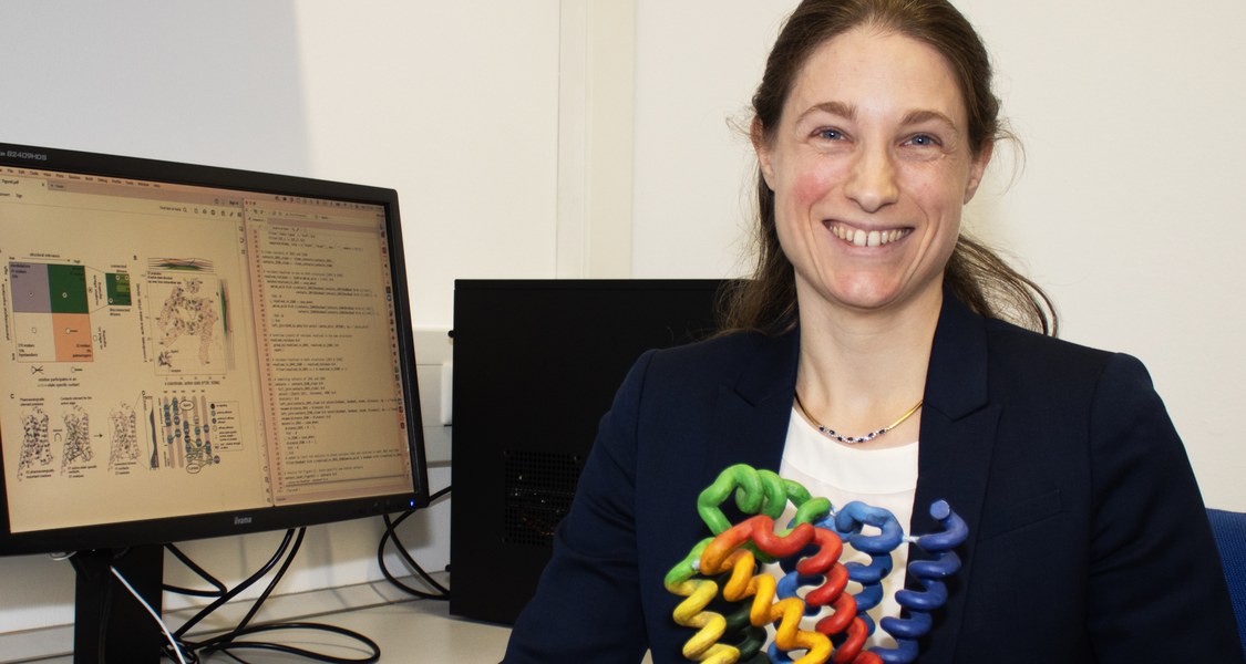 Die Marburger Arzneimittelforscherin Dr. Franziska Heydenreich und ihr Team untersuchten, wie Medikamente mit ihrem Zielmolekül interagieren. (Foto: Regina Gerlach-Riehl