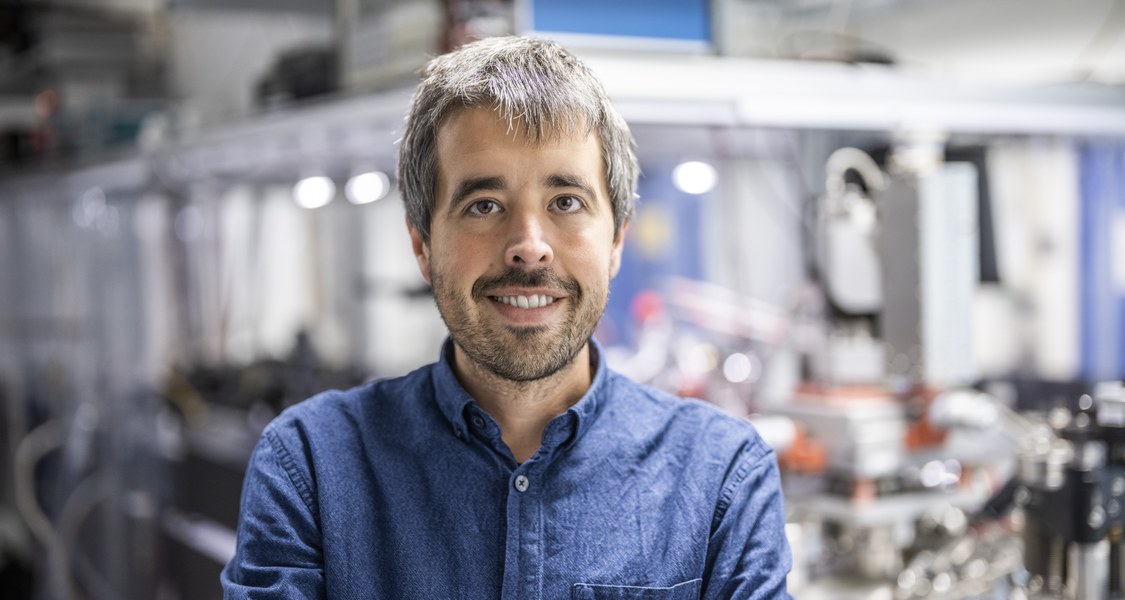 Marcel Reutzel im Labor