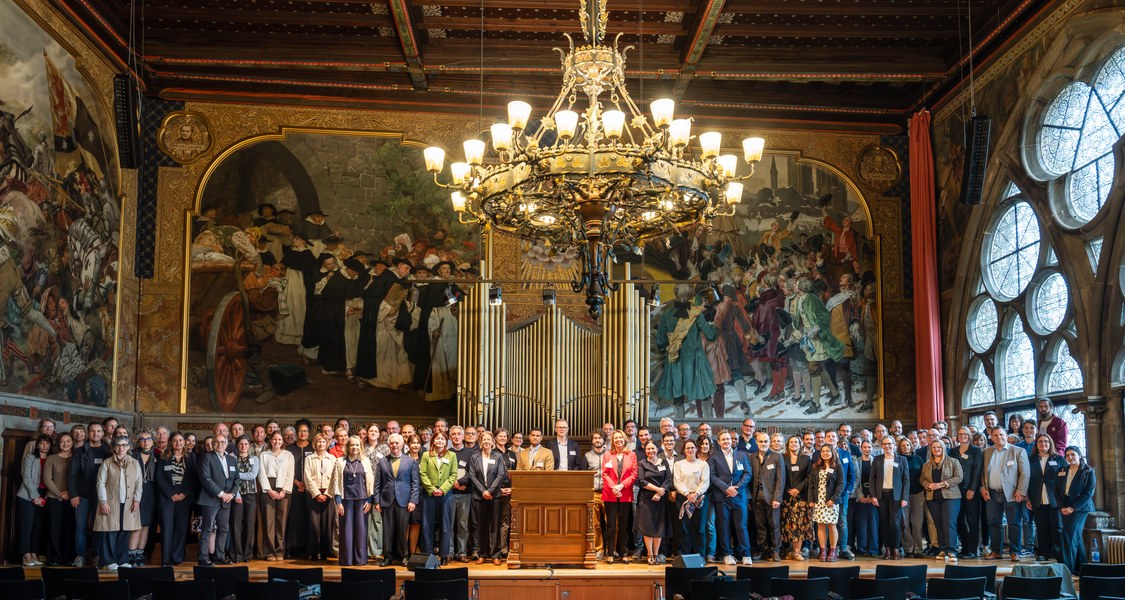 Gruppenfoto in Alter Aula