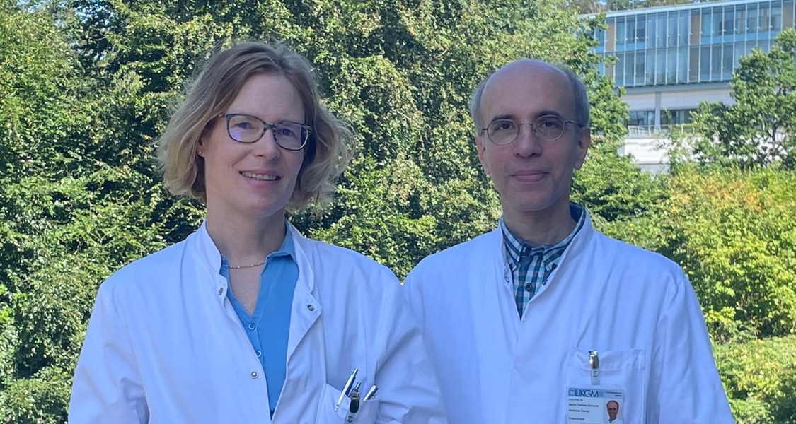 Doppelportrait von Barbara Weckler und Bernd Schmeck