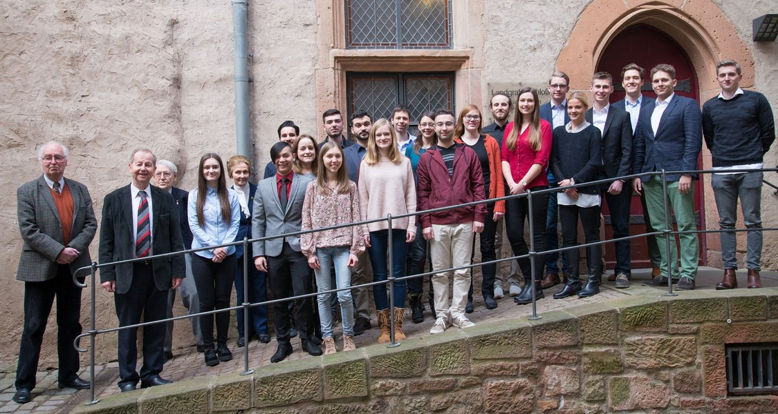 Gruppenfoto der Stipendiaten