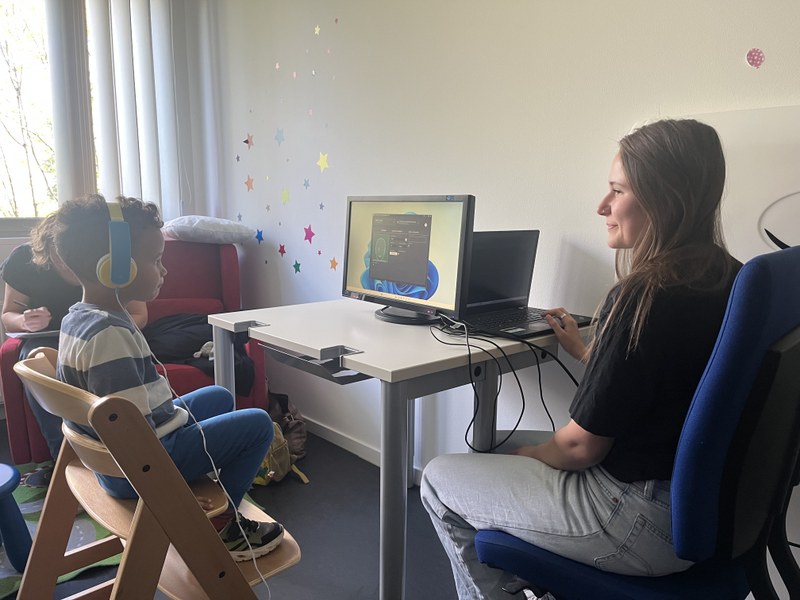 Durchführung eines Eyetracking-Experimentes