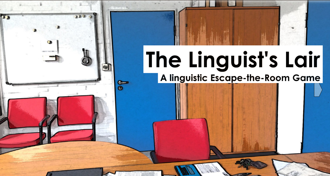 Titelbildschirm von "The Linguist's Lair"