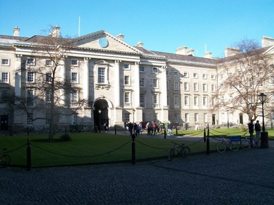 Trinity College Dublin, Regent House, TCD, from Parliament Square