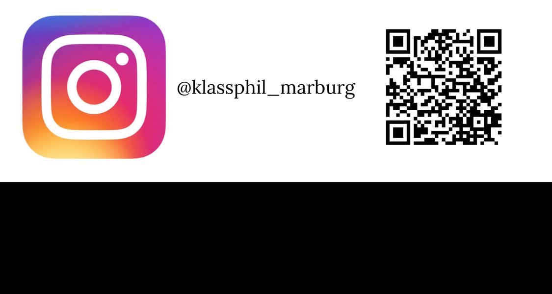 QR-Code zum Instagram-Account der Klassischen Philologie Marburg