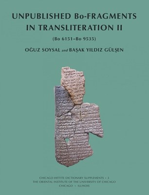 Buchcover von "Unpublished Bo-Fragments in Transliteration II" von Dr. Oğuz Soysal