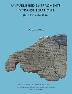 Buchcover von "Unpublished Bo-Fragments in Transliteration I" von Dr. Oğuz Soysal