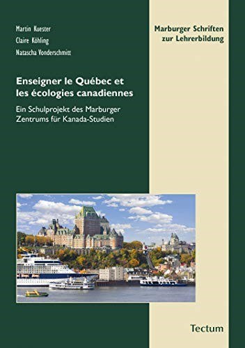 Ein Buchcover, darauf ein Foto von Schiffen vor dem Chateau Frontenac in Quebec