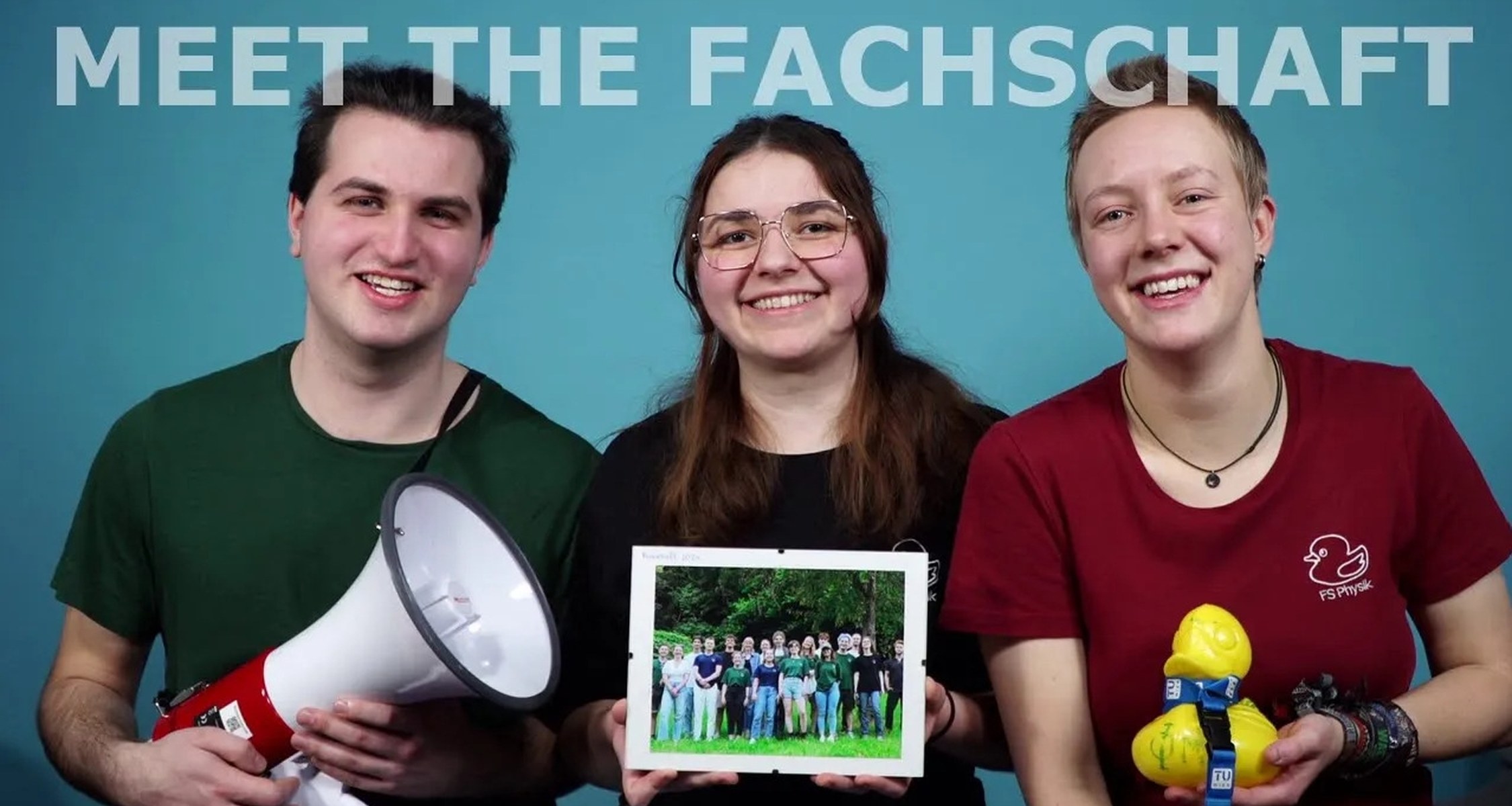 Interview mit Merle Rake, Nadja Voermanek und Marvin Kuckert von der Fachschaft des Fachbereichs Physik der Philipps-Universität Marburg, Dezember 2024