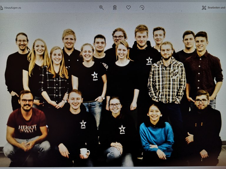 Gruppenfoto ohne Maus