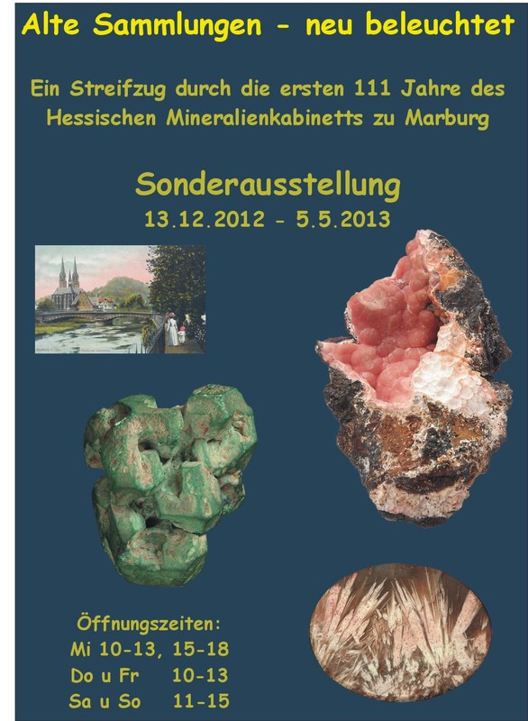 Plakat "Alte Sammlungen - neu beleuchtet"