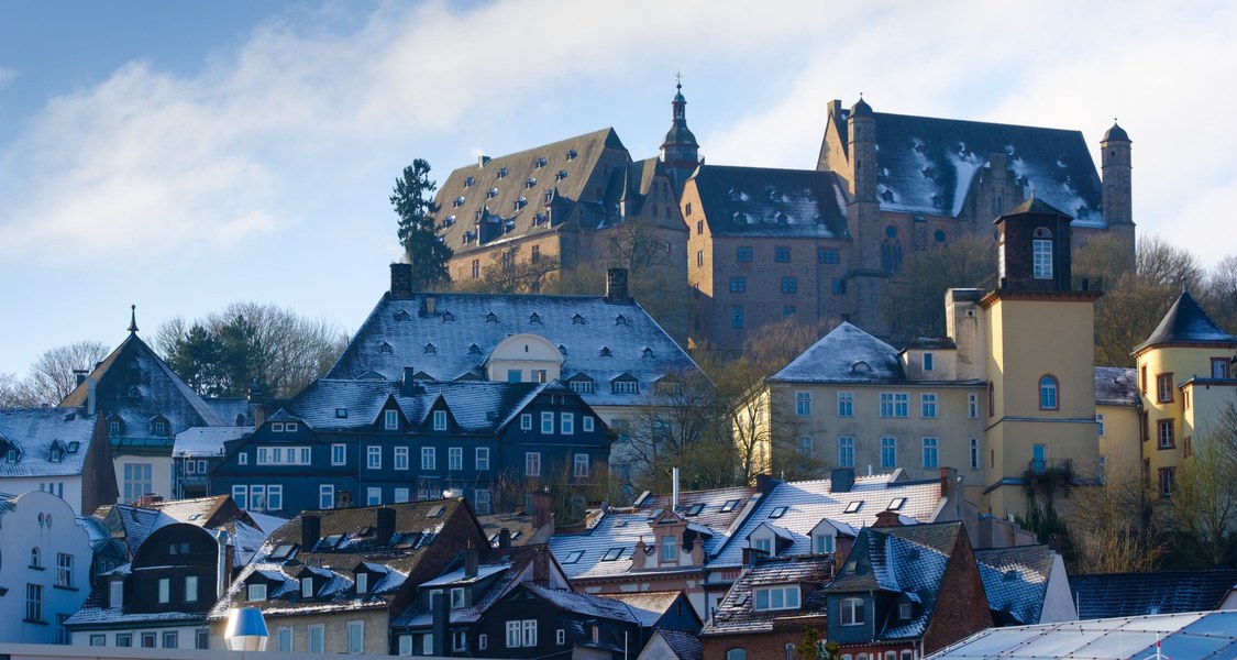 Schlossblick von der neuen UB aus