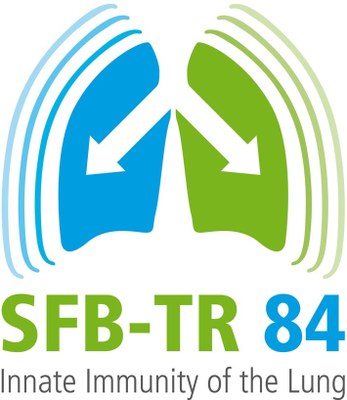 Logo: SFB/TRR 84 - Angeborene Immunität der Lunge: Mechanismen des Pathogenangriffs und der Wirtsabwehr in der Pneumonie