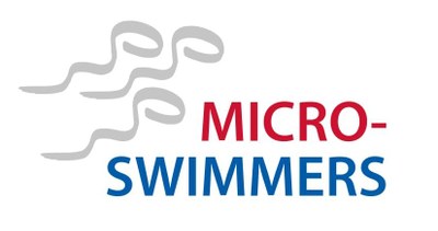 Abbildung: Logo des Schwerpunktprogramms SPP 1726 - Microswimmers – From Single Particle Motion to Collective Behaviour