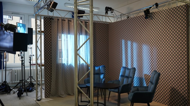 Der Film Space im MediaHub des Instituts für Medienwissenschaft.