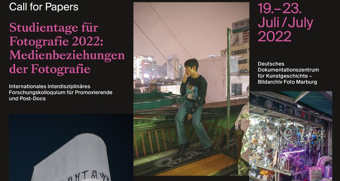 Ausschnitt des Plakats der Studientage für Fotografie 2022