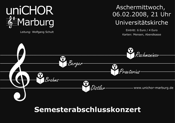 2007 Wintersemester Konzertplakat