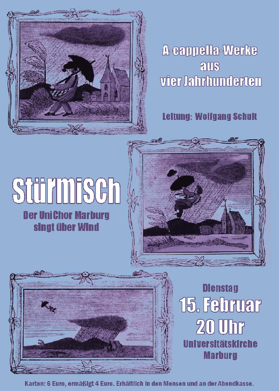 2010 Wintersemester Konzertplakat