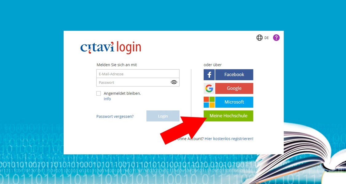 Screenshot Citavi Login