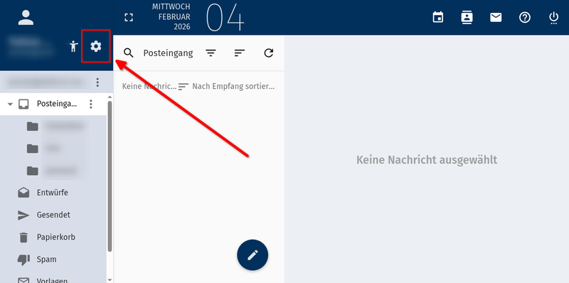 Webmail Einstellungen
