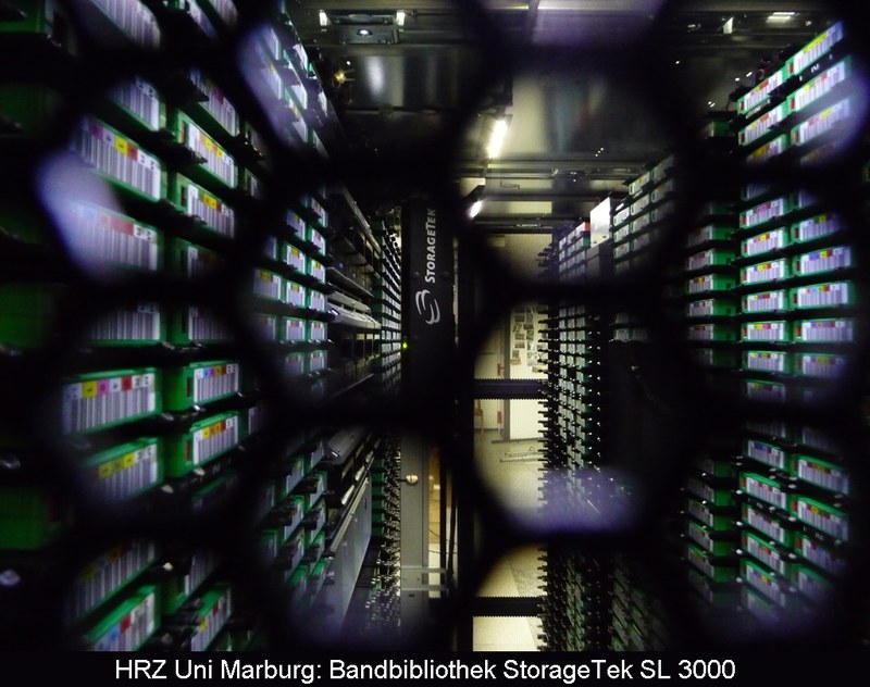 Bandbibliothek StorageTek SL 3000 (Innenansicht)