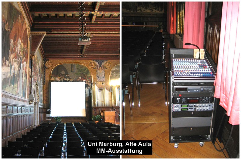 Multimedia-Ausstattung der Alten Aula (2002)