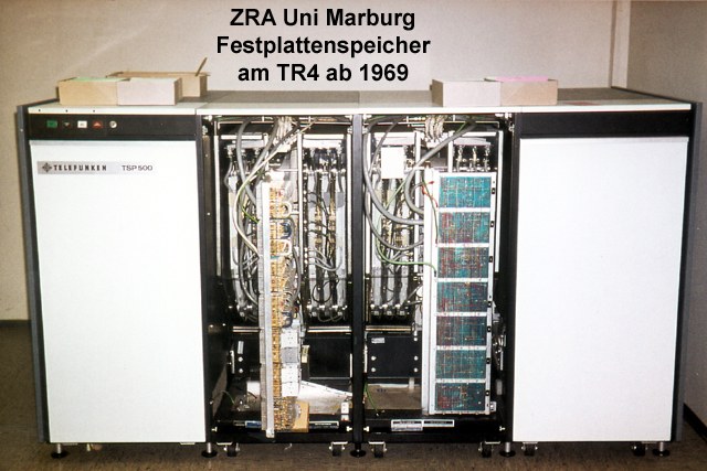 Festplattenspeicher für die Telefunken TR4 (ab 1969)