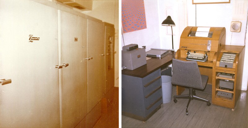 Röhrenrechner Zuse Z22 der Zentralen Rechenanlage der Universität Marburg. Betriebszeitraum 1963–1969
