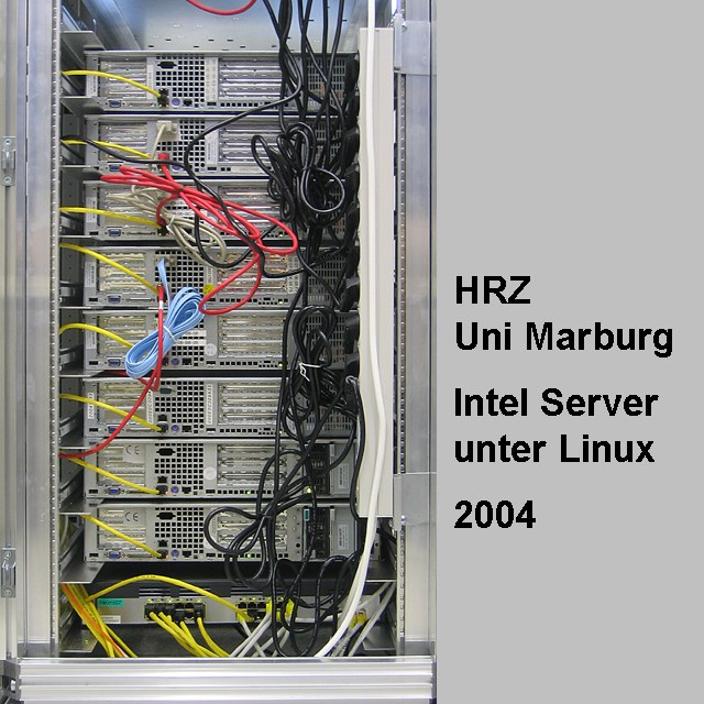 Unter Linux betriebener Intel-Server im HRZ Marburg (2004)