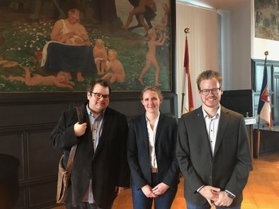 Die Autorin und Autoren der Studie Dirk Stolper, Sarah Wilder und Alexander Cramer (v.l.n.r.)