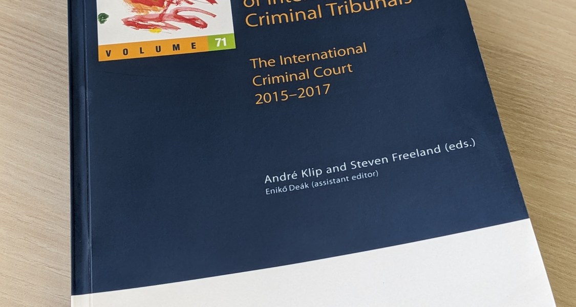 Das Cover des 71. Bandes der Annotated Leading Cases of International Criminal Tribunals