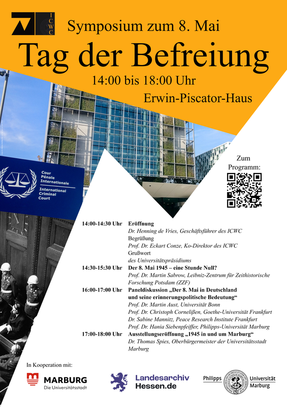Das Programmposter zur Veranstaltung am 8.Mai.