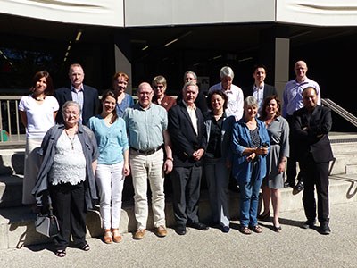 Teilnehmerinnen und Teilnehmer der vom ICWC organisierten Konferenz „Indians in War and Revolution in the Asia-Pacific Region” in Canberra/Australien