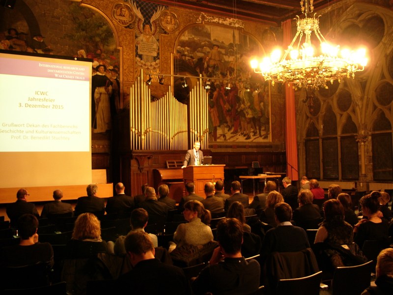 Traditionell finden die Jahresfeiern des ICWC in der ehrwürdigen Alten Aula der Philipps-Universität statt.