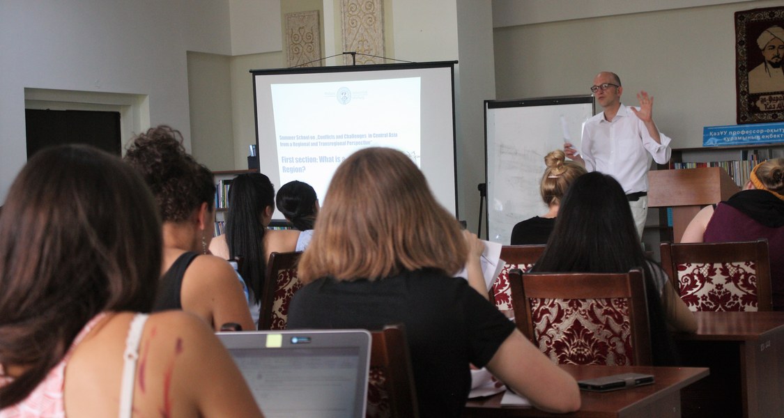 Sommerschule "Conflicts and Challenges in Central Asia from a Regional and Transregional Perspective" im Juni 2017 in Almaty, Kasachstan