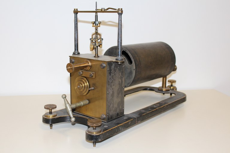 sprachwissenschaftliche Maschine des 19. Jahrhunderts zur Aufnahme von Ton